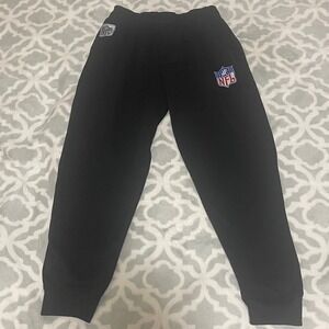 NFL Football Black Sweatpants Youth Size 14-16‎ Kids Joggers Comfy